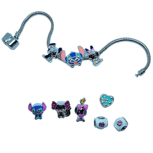 Гривна тип "Пандора" с талисман Stitch