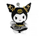 Плюшена играчка Kuromi с черна рокля 20 см
