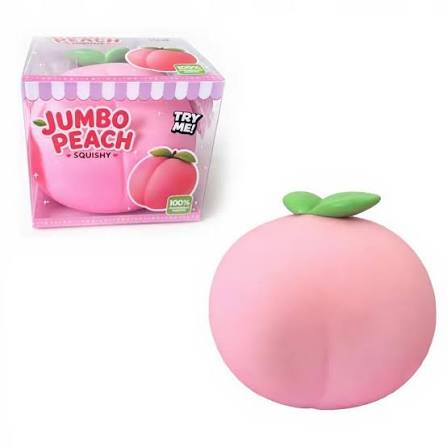Giant Squeeze Peach 20 см – Ароматизирано Гигантско Скуиши