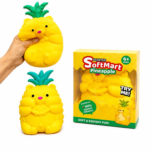 Giant Squeeze Pineapple 20 см – Ароматизирано Гигантско Скуиши