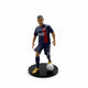 Realistic Kylian Mbappé collectible football figurine in Paris Saint-Germain home kit with a soccer ball.