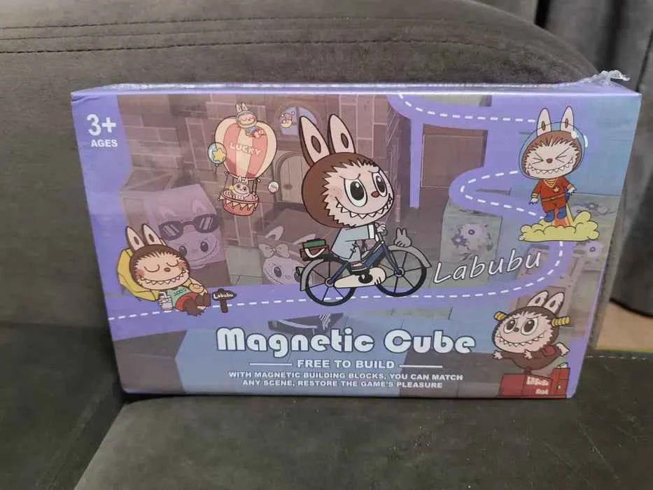 Магнитен конструктор Labubu – 76 блока + фигурка