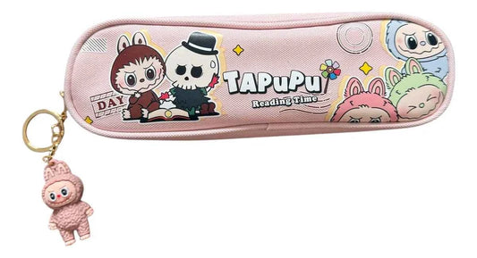 Несесер с ключодържател Labubu - Розов/Син