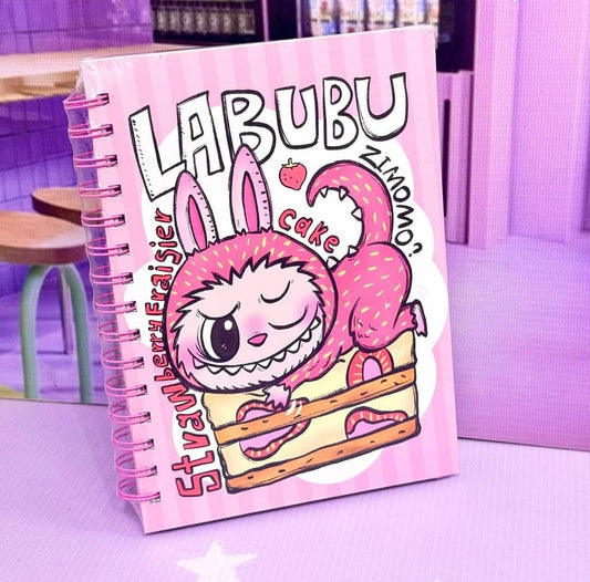 Тетрадка (малък формат) Labubu 100 л. широки редове