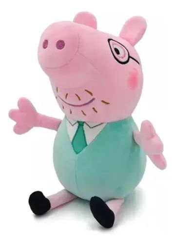 Плюшена играчка Татко Прасенце – Peppa Pig