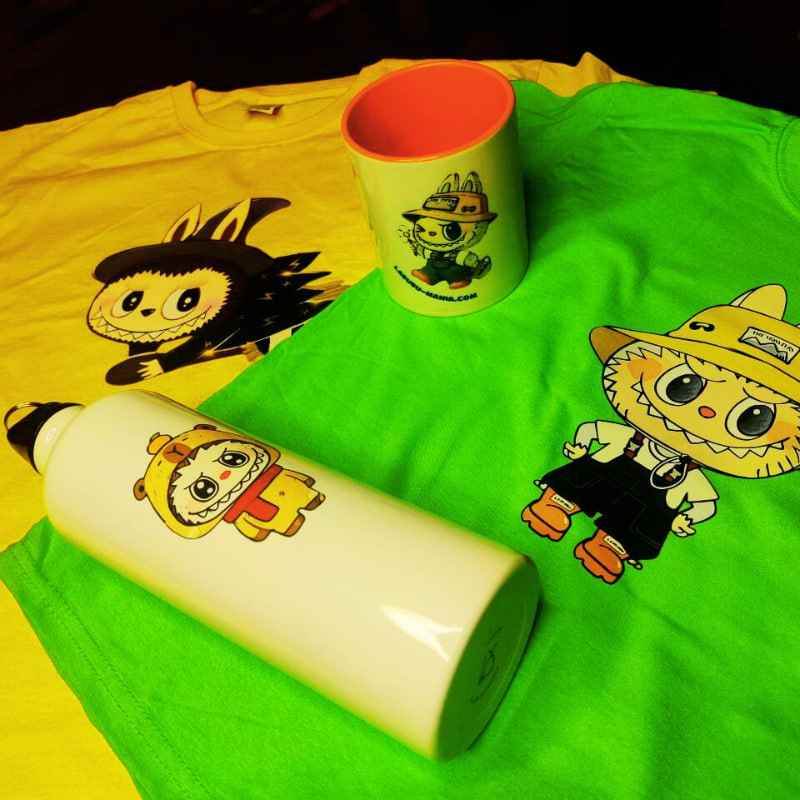 Бъндъл: Тениска + Керамична чаша + Алуминиева бутилка