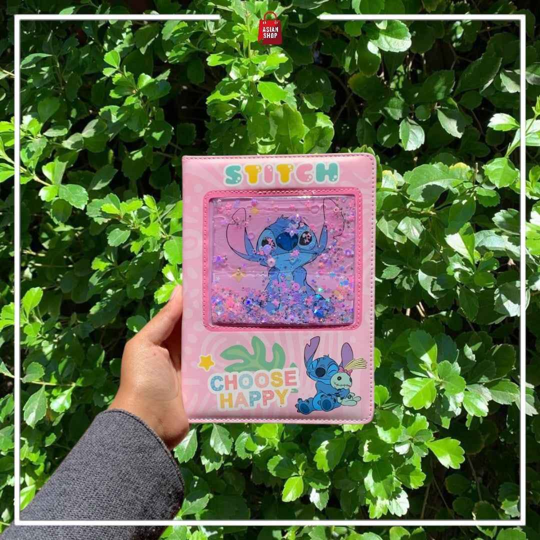 Тефтер Stitch с блестяща корица