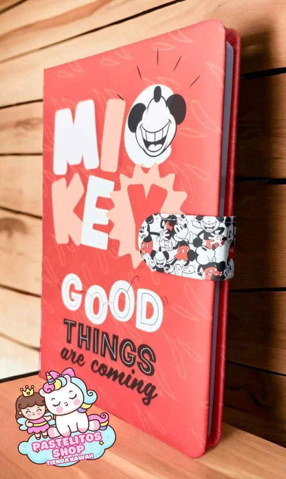 Тефтер Mickey или Minnie Mouse с магнитно закопчаване