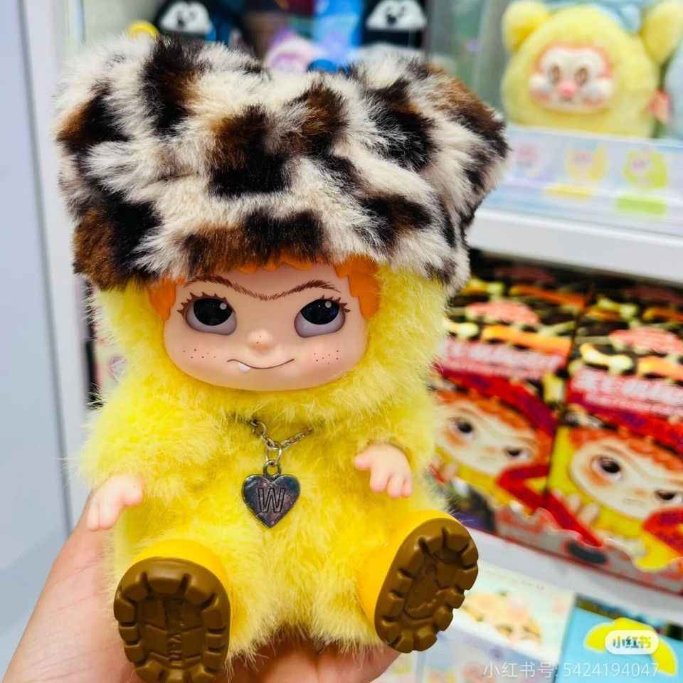 WAKUKU Fuzzy Trendy Fun Party Series Колекционерски фигурки в сляпа кутия