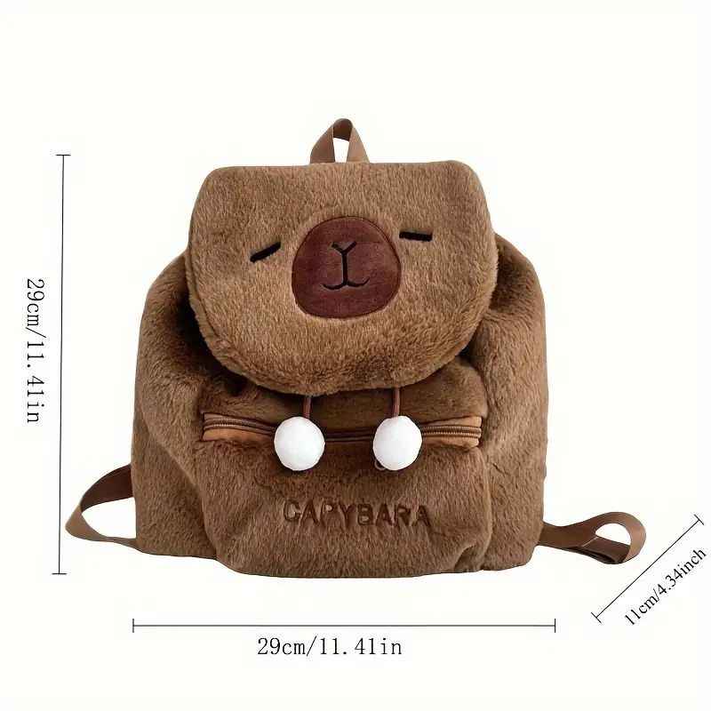 Плюшена раница Capybara – мекота и чар в едно