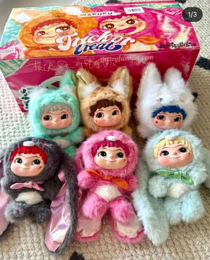 Wakuku Trick or Treat – Fox & Bunny Series - колекционерски фигурки