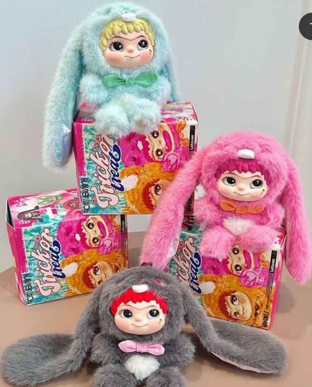 Wakuku Trick or Treat – Fox & Bunny Series - колекционерски фигурки