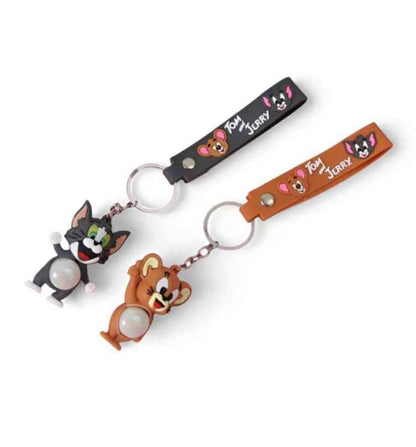 Ключодържател Tom & Jerry със светещ ефект