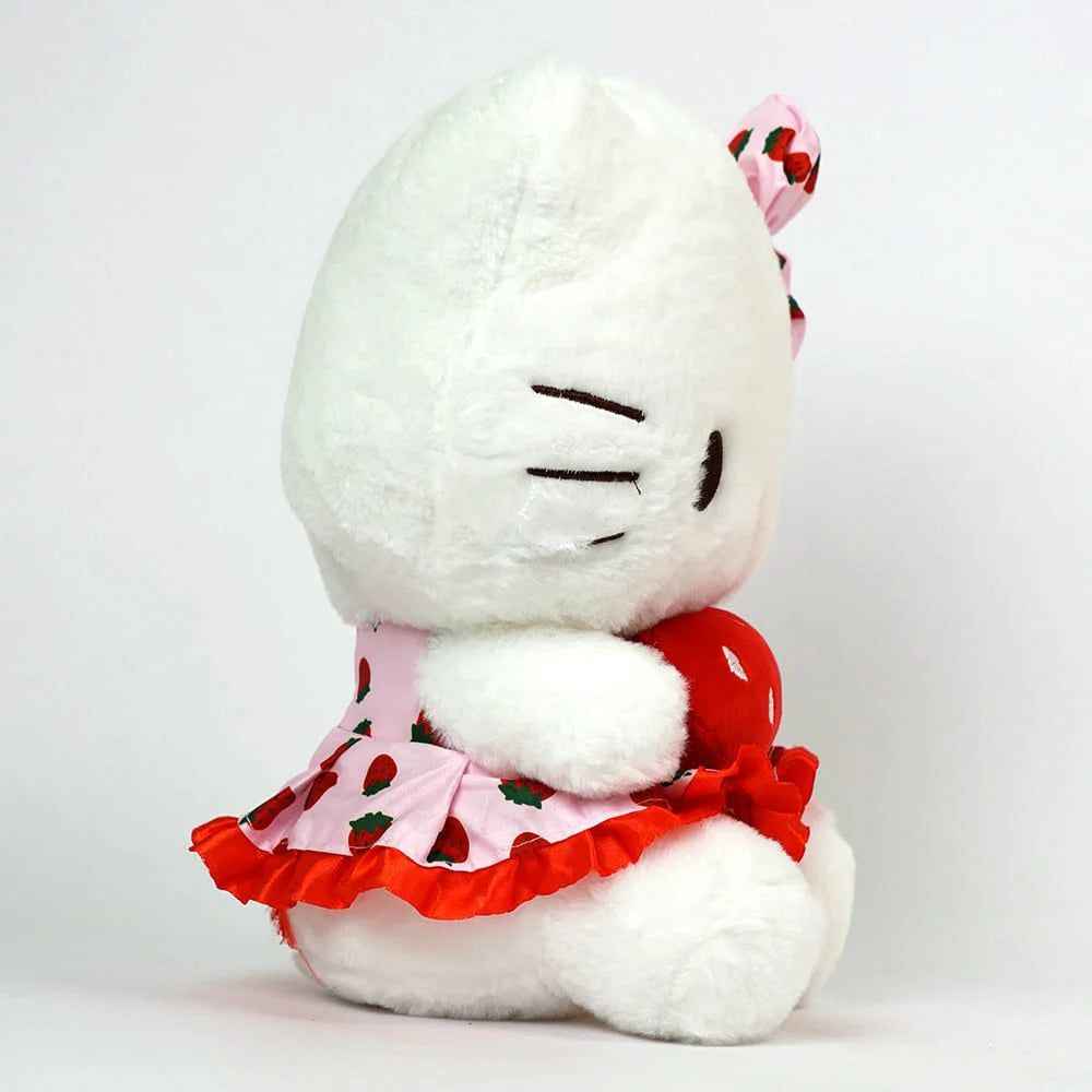 Плюшена играчка Hello Kitty с ягодка – 35 см