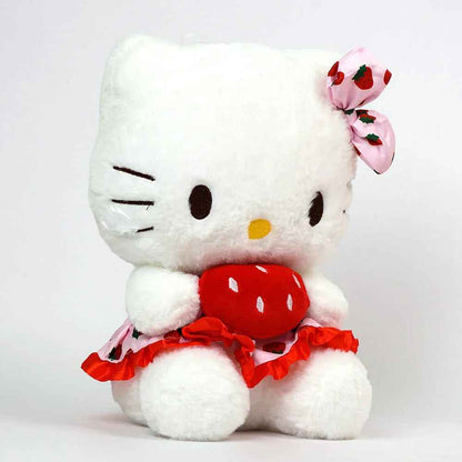 Плюшена играчка Hello Kitty с ягодка – 35 см