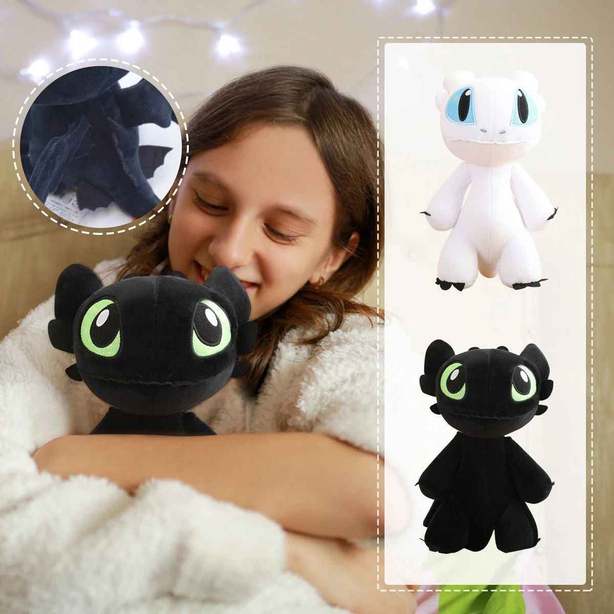 Плюшена играчка Toothless – „Как да си дресираш дракон“ (30 см)