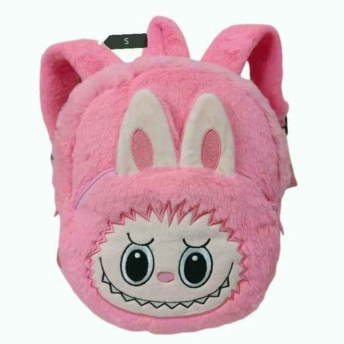 Плюшена детска раничка Labubu с уши – 30 см