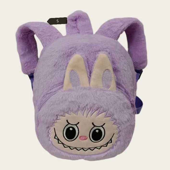 Плюшена детска раничка Labubu с уши – 30 см