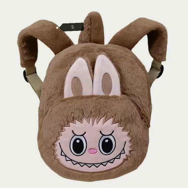 Плюшена детска раничка Labubu с уши – 30 см