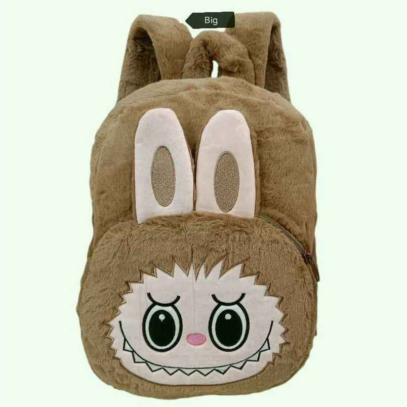 Плюшена детска раничка Labubu с уши – 30 см