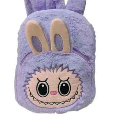 Плюшена детска раничка Labubu с уши – 30 см