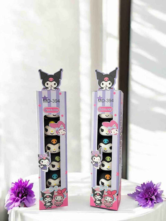 Комплект маркери Kuromi – 6 цвята сладост и креативност