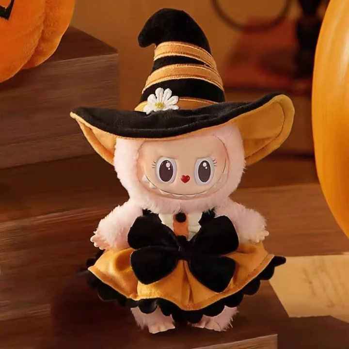 Labubu, готов за Halloween - Pumpkin Witch