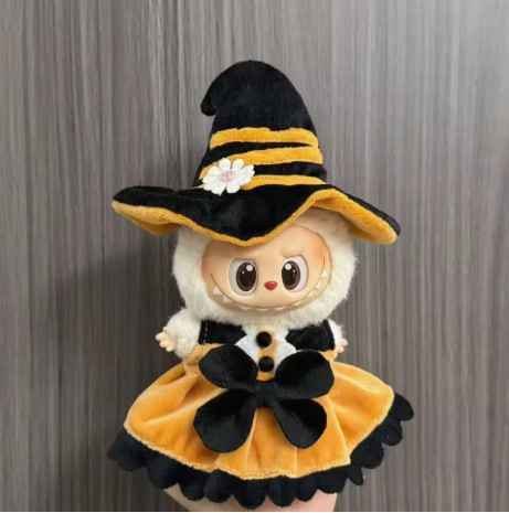 Labubu, готов за Halloween - Pumpkin Witch