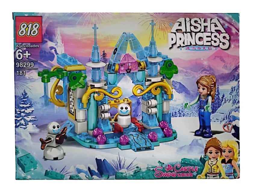 Конструктор за деца – Леден замък с фигурки