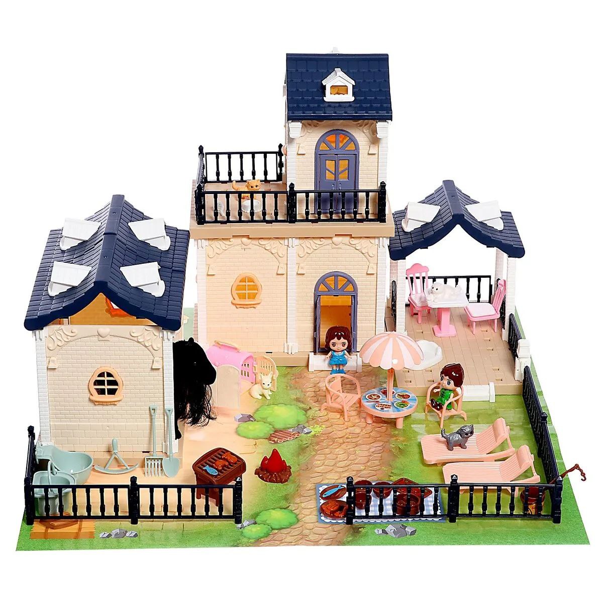 DIY комплект Луксозна Вила с Конюшня – Мечта