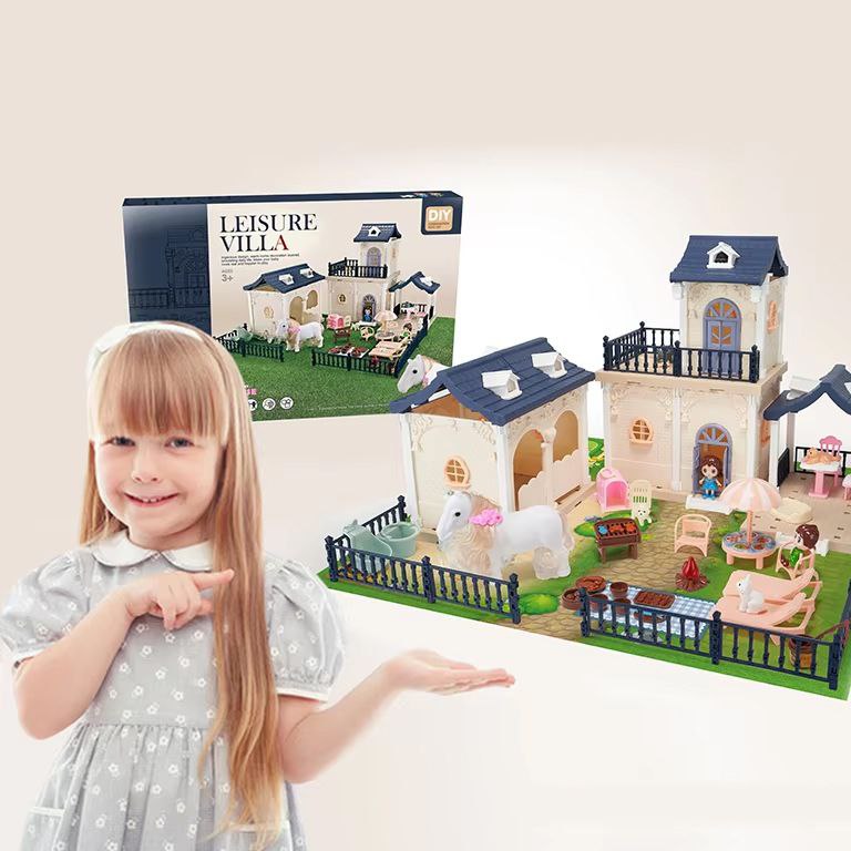 DIY комплект Луксозна Вила с Конюшня – Мечта