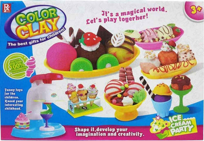 Творчески комплект с пластилин – Сладоледено парти