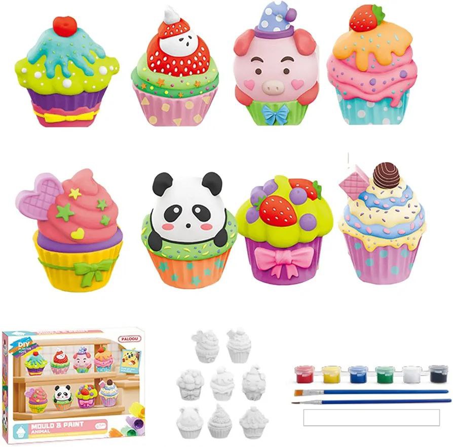 DIY Комплект за рисуване на гипсови фигурки