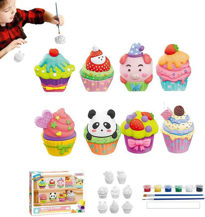 DIY Комплект за рисуване на гипсови фигурки