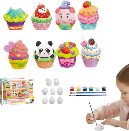 DIY Комплект за рисуване на гипсови фигурки