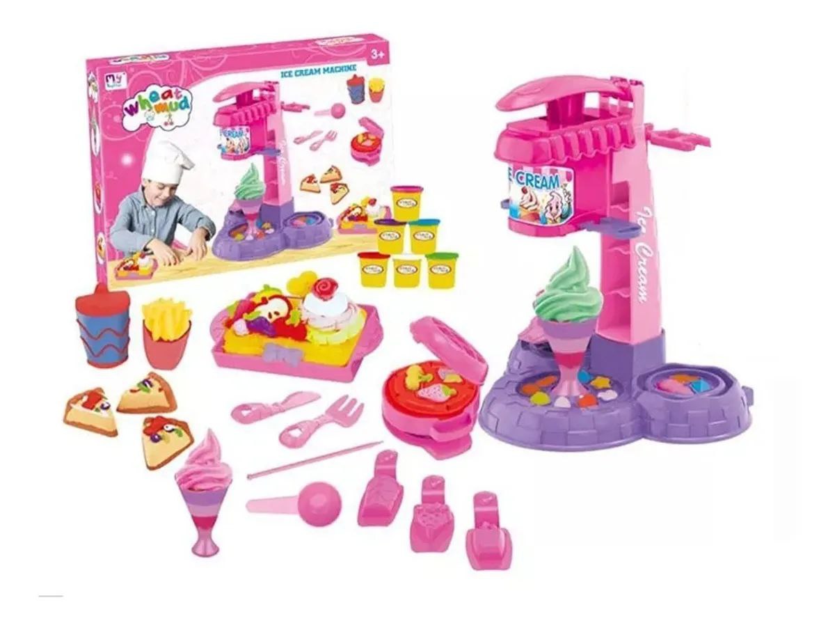 Комплект за игра с пластилин – Машина за сладолед