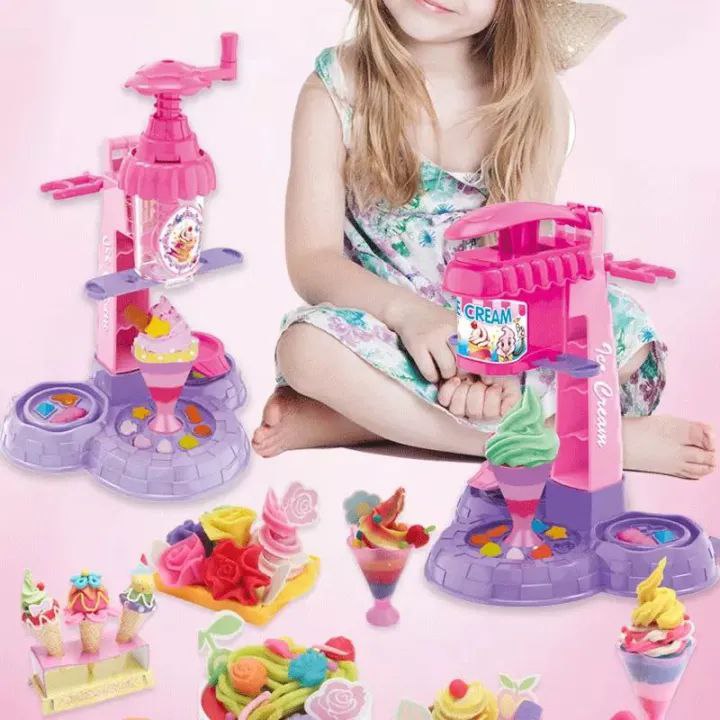 Комплект за игра с пластилин – Машина за сладолед