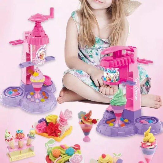 Комплект за игра с пластилин – Машина за сладолед