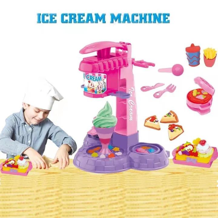 Комплект за игра с пластилин – Машина за сладолед