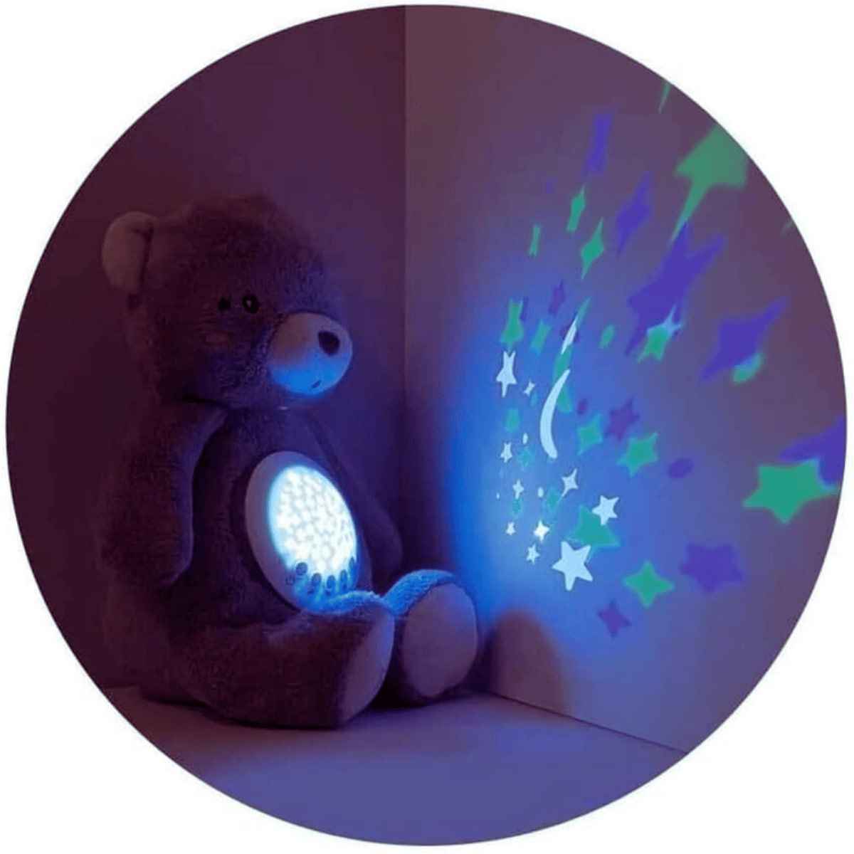 Музикална плюшена лампа-проектор – звезден уют с песнички на български