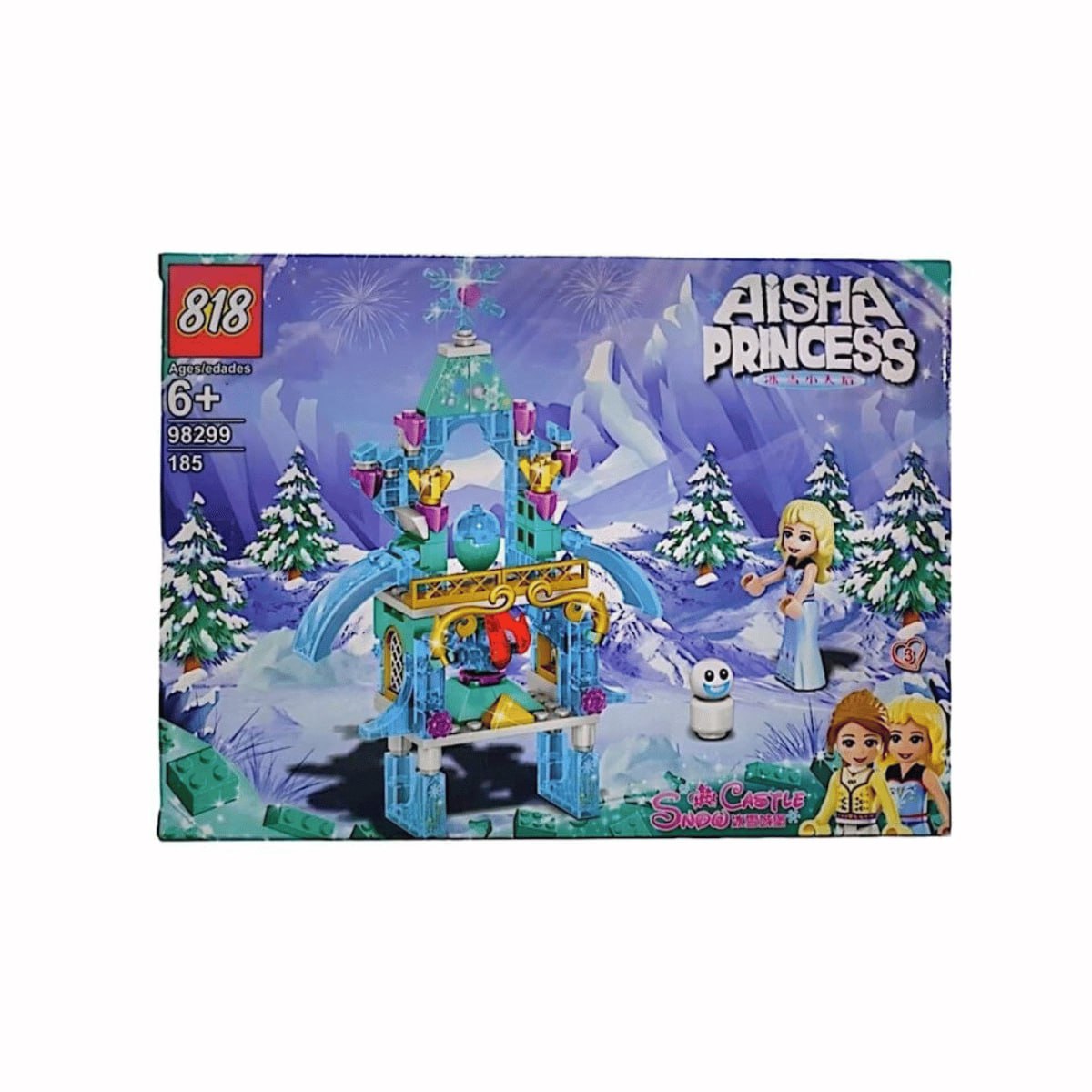 Конструктор за деца – Леден замък с фигурки