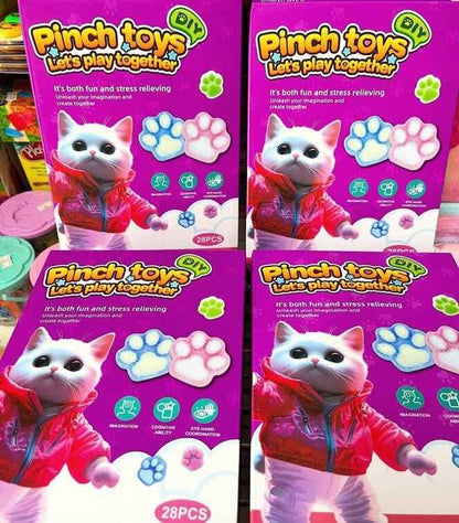 DIY Комплект за Правене на Меки Лапички – Pinch Toys (28 части)