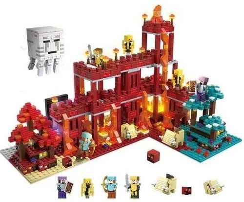 Огромен конструктор Minecraft My World - 2181 части с LED светлини