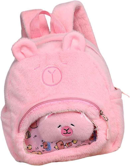 Пухкава детска раничка Капибара – мека, сладка и идеална за всяко приключение!