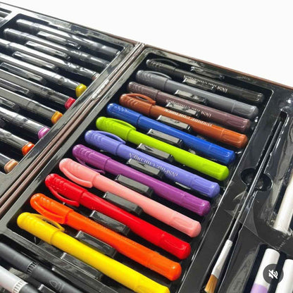 Метално куфарче за рисуване Капибара - комплект от 120 части