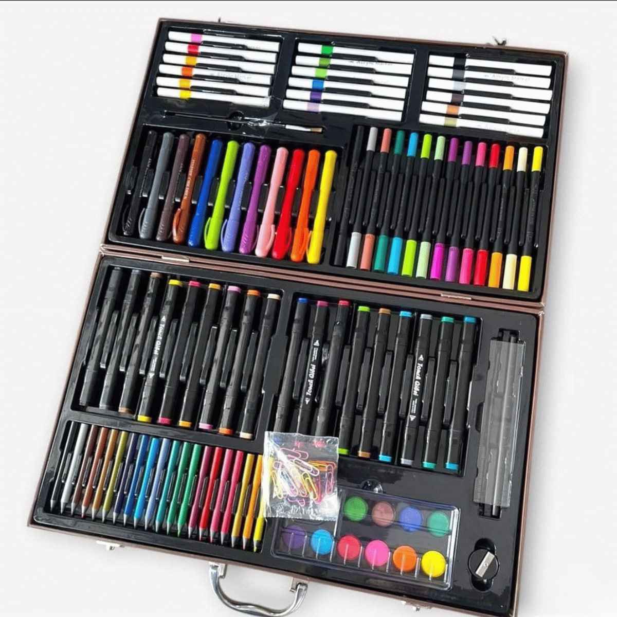 Метално куфарче за рисуване Капибара - комплект от 120 части