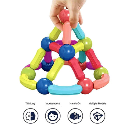 Магнитен конструктор Magic Magnetic – образователен сет 58 части