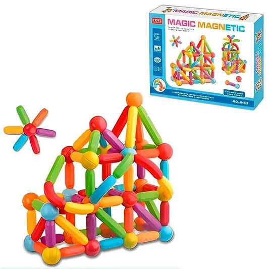 Магнитен конструктор Magic Magnetic – образователен сет 58 части