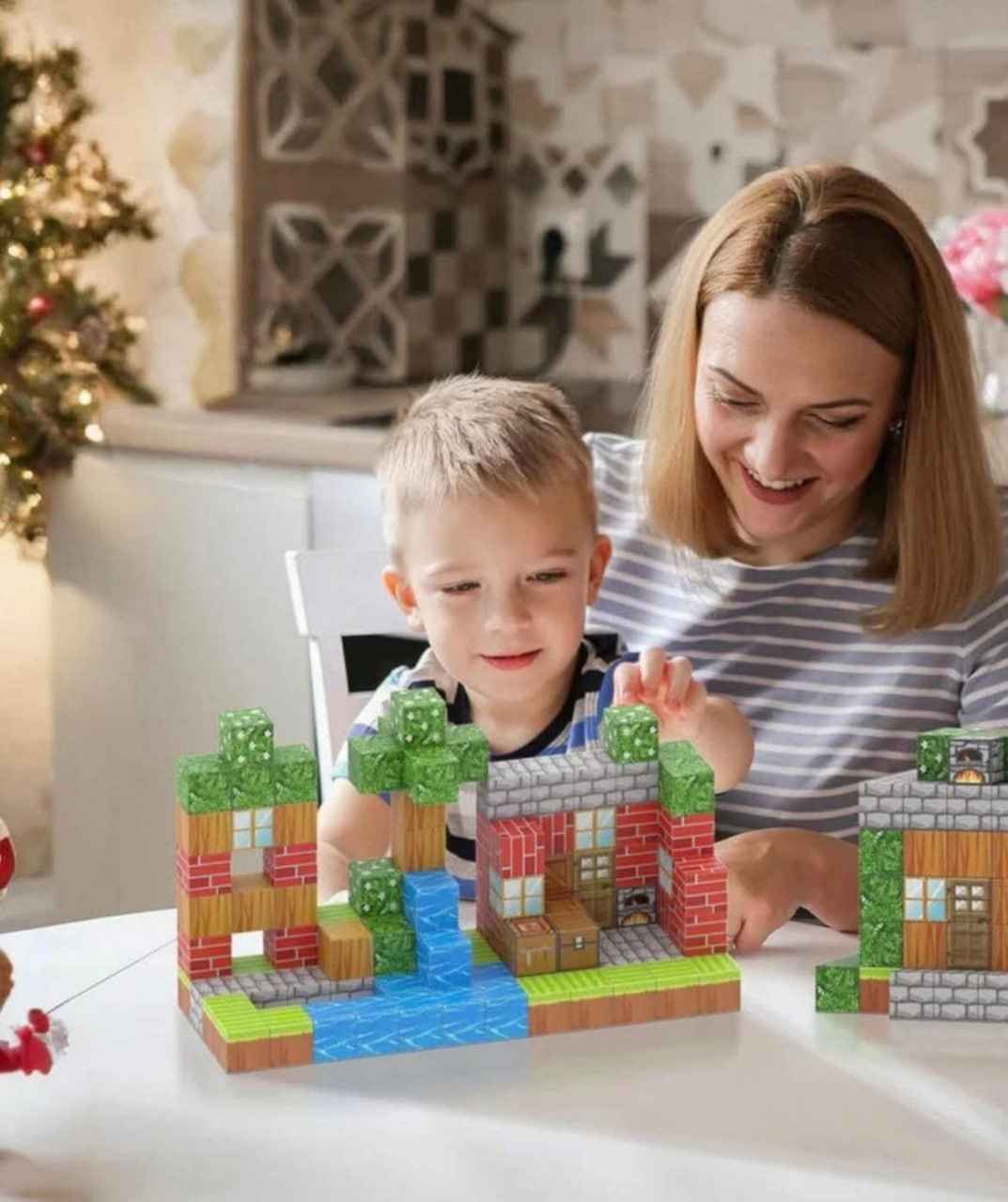 Детски строителен конструктор Build World – 200 части