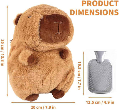 Плюшена Капибара с термо бутилка – уют и топлина в едно